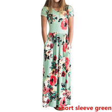 Load image into Gallery viewer, Mother Daughter Dress Long Sleeve Family Matching Outfits Mommy and Me Floral Long Maxi Dresses Family Match Beach Dress D0906
