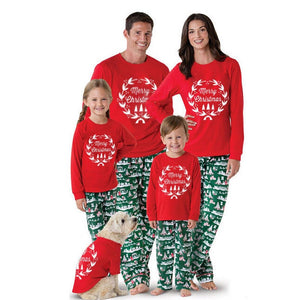 Spring Family Matching Clothes Pajamas Suit Christmas Pajamas Costume Outfit Family Look Mother and Daughter Clothes Boy Clothes